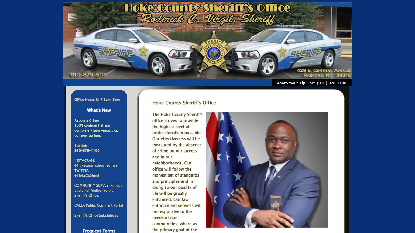 Hoke County Detention Center Inmate Information